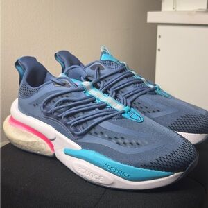 adidas Blue and Pink Athletic Shoes